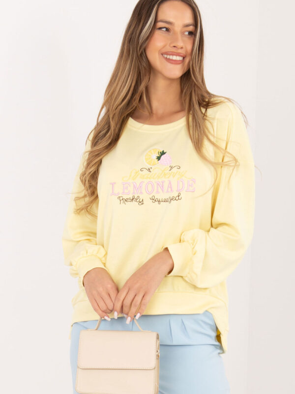 Bluza Damska Model RV-BL-A1218.11P Light Yellow - Rue Paris