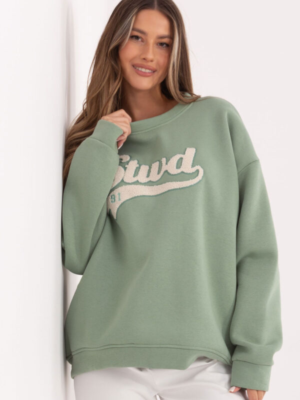 Bluza Damska Model RV-BL-A1080.21P Pistacja - Rue Paris