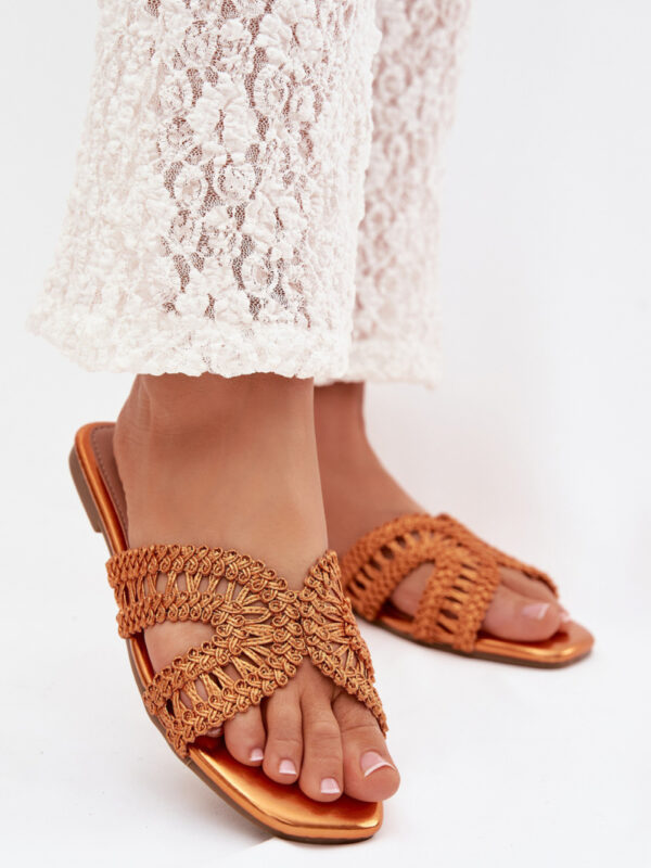 Sandał Klapki Model Fariella 2674-8 Orange - Step in style