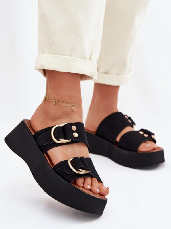 Sandał Klapki Model Nelirae A763 Black - Step in style
