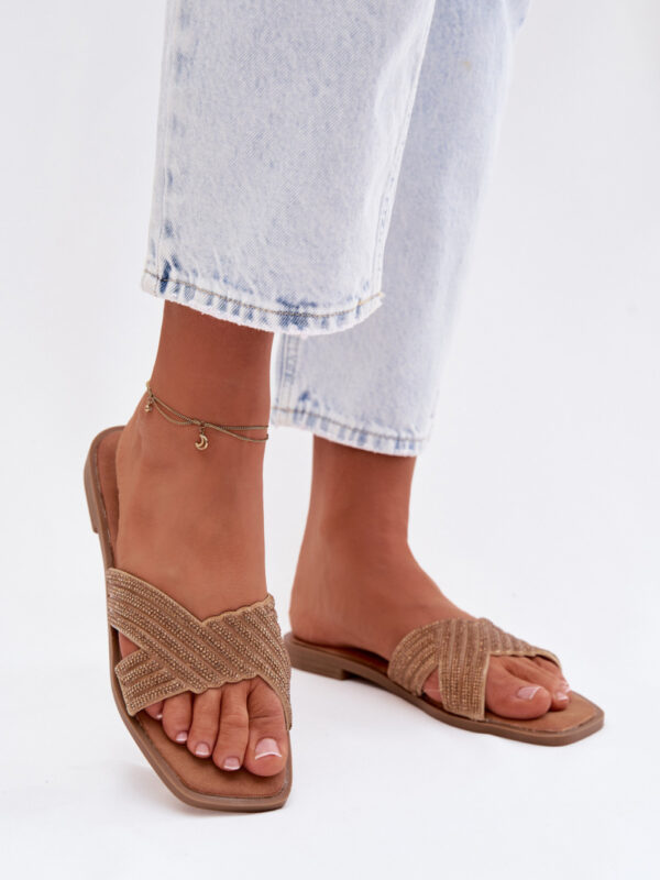 Sandał Klapki Model Zinnia WS-62 Gold - Step in style