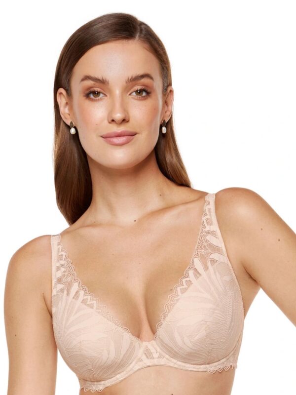 Biustonosz push up Biustonosz Push-up Model Eclipse B1 Beige - Gorteks