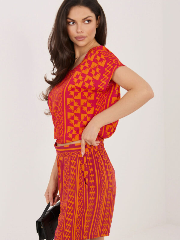 Szorty Damskie Model D73771M62489KD Orange - Sublevel