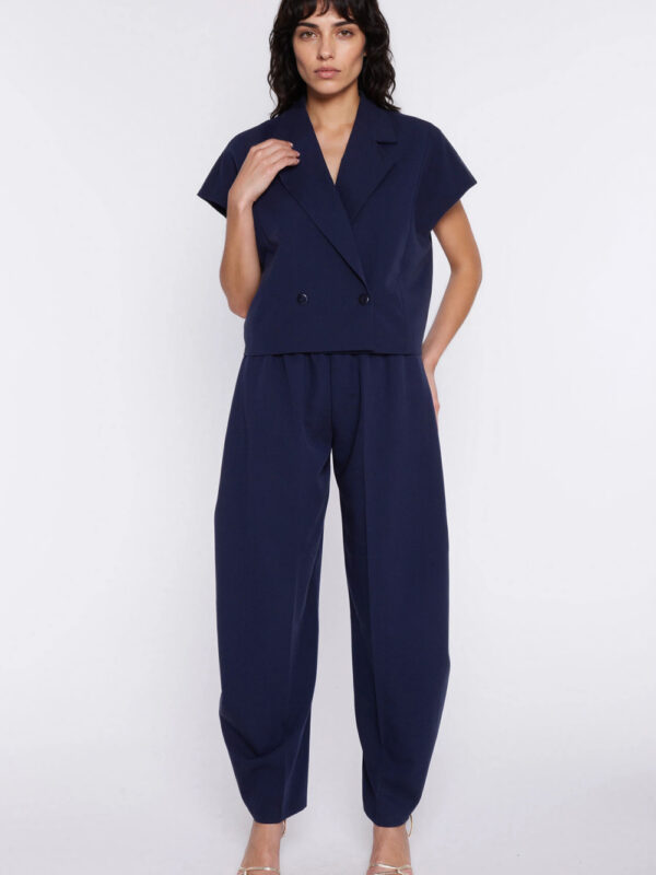 Spodnie Barrel SD134 Navy - Nife