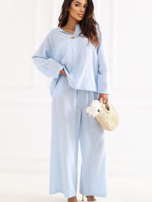 Spodnie Damskie Model IT-SP-2873.02 Light Blue - Italy Moda