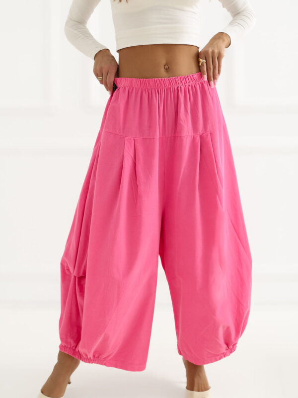 Spodnie Damskie Model IT-SP-FL9321.96 Dark Pink - Italy Moda