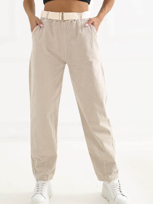 Spodnie Damskie Model IT-SP-26016.85 Beige - Italy Moda