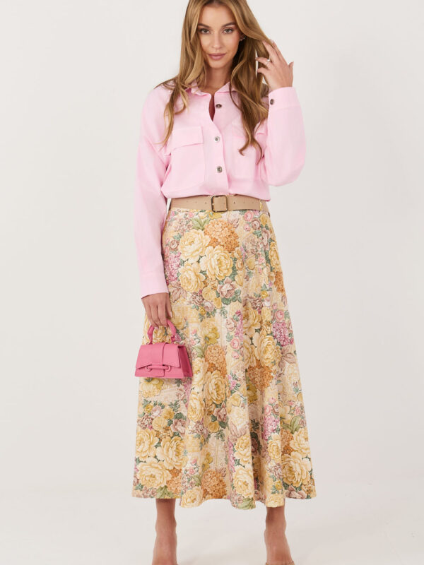 Spódnica Model IT-SD-FL9850-2.17 Yellow - Italy Moda