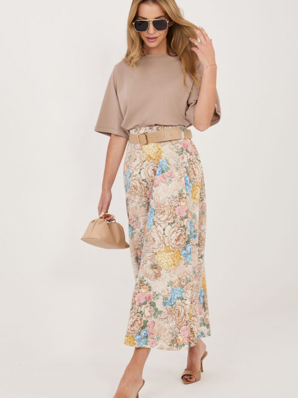 Spódnica Model IT-SD-FL9850-2.17 Beige - Italy Moda