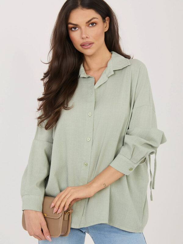 Koszula Damska Model IT-KS-3060.23 Khaki - Italy Moda