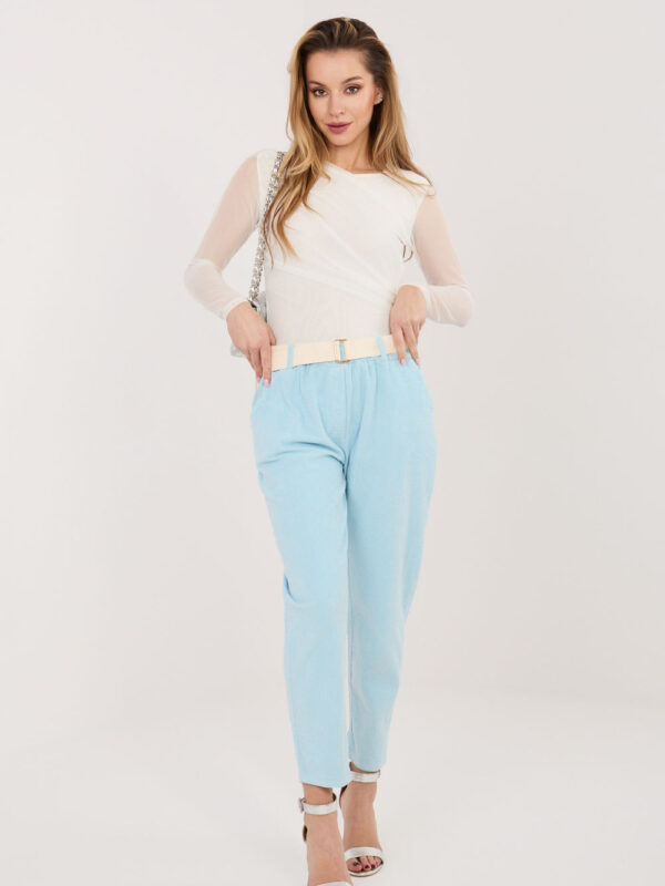 Spodnie Damskie Model IT-SP-242979.90 Light Blue - Italy Moda