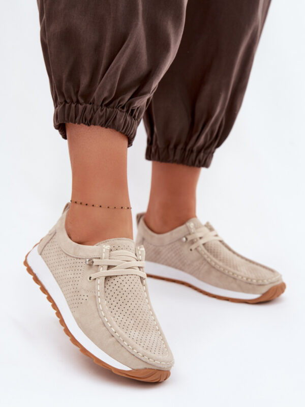 Półbuty Model Amela 26PB17-9772 Beige - Step in style
