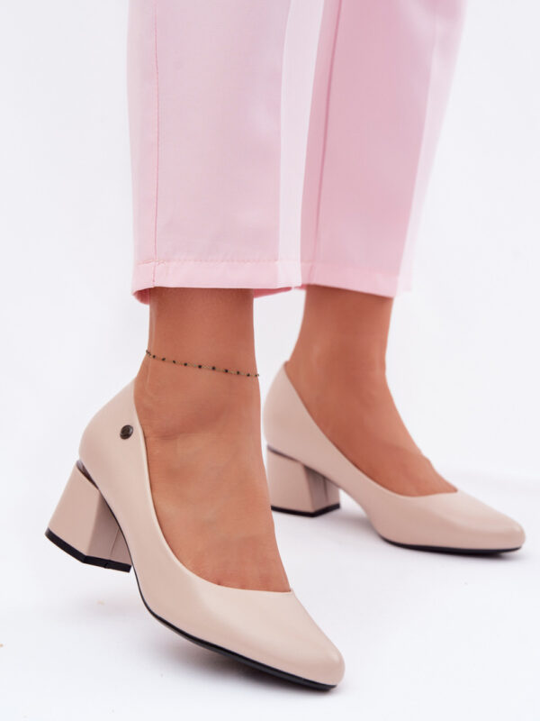 Czółenka Model Vinceza 62292 Beige - Step in style