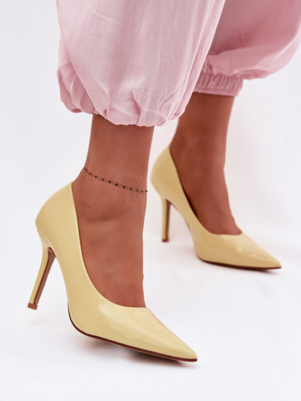 Szpilki Model Odira SQC-184 Yellow - Step in style