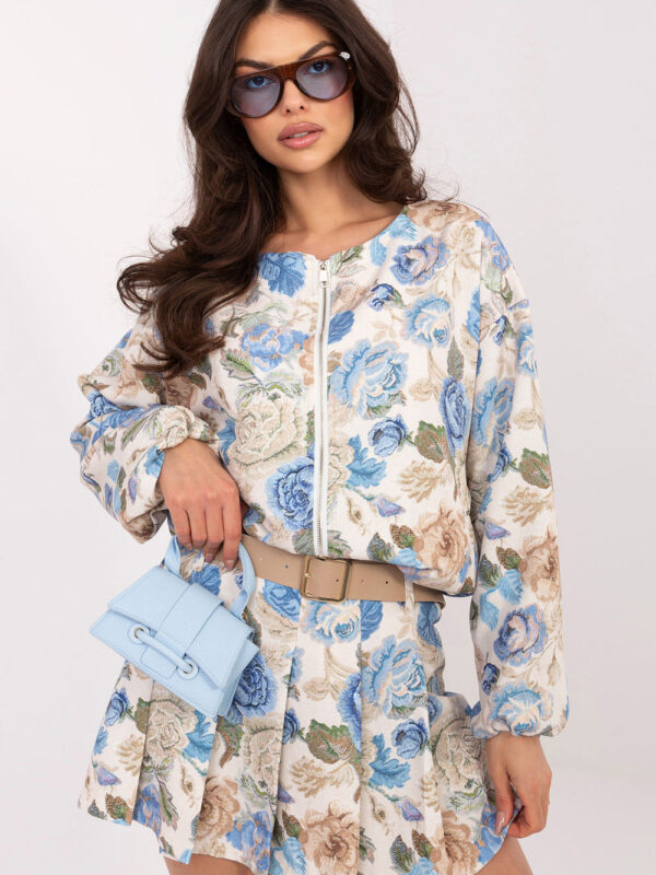 Kurtka Damska Model IT-KR-FL10357-1.30 Blue - Italy Moda