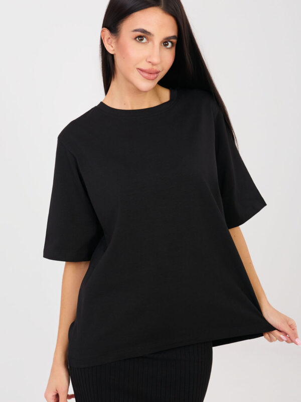 Tshirt Damski Model RV-TS-A1089.87 Black - Rue Paris