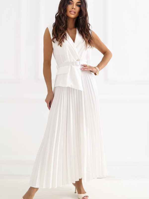 Sukienka Model IT-SK-21558.86 Ecru - Rue Paris