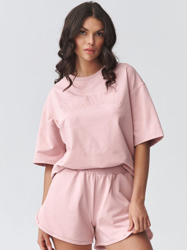 Spodnie Komplet Model M918 Powder Pink - Makadamia