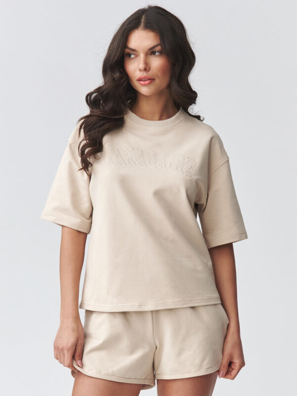 Spodnie Komplet Model M918 Light Beige - Makadamia