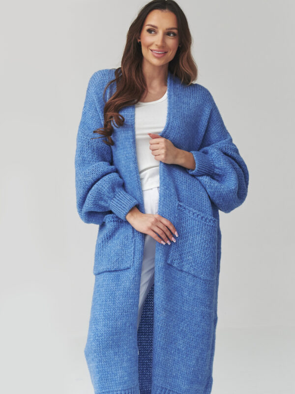 Sweter Kardigan Model S172 Blue Jeans - Makadamia