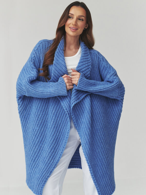 Sweter Kardigan Model S173 Blue Jeans - Makadamia