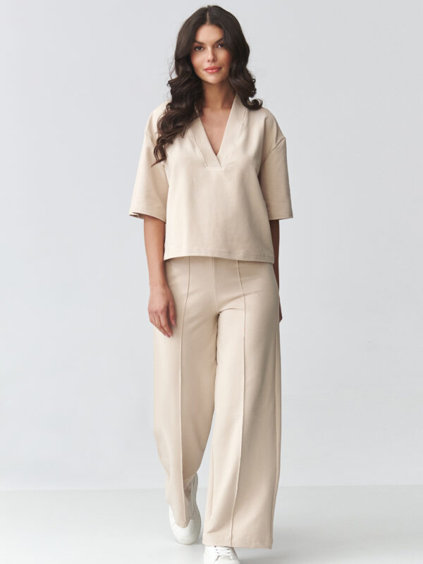 Spodnie Komplet Model M921 Light Beige - Makadamia