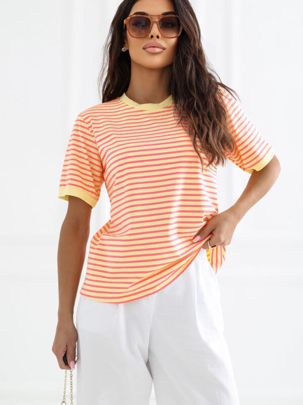 Tshirt Damski Model IT-TS-20881.85 Yellow - Rue Paris