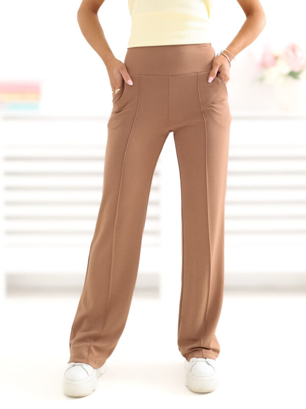 Spodnie Dresowe Model RV-DR-A1289.01 Light Brown - Rue Paris