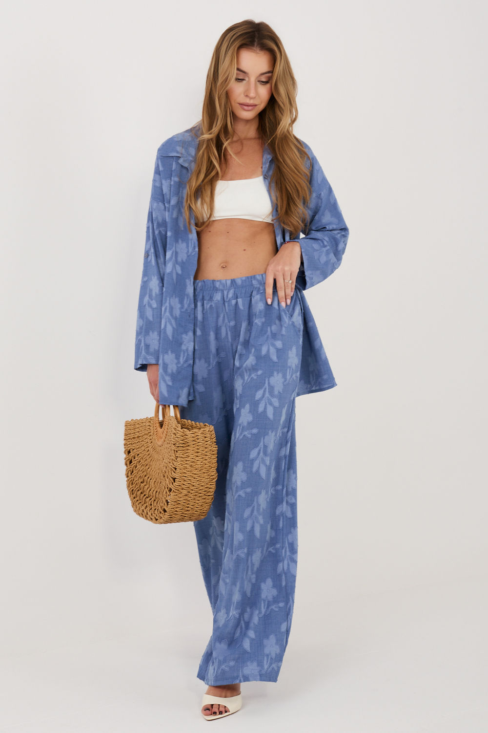 Spodnie Komplet Model IT-KMPL-10127.60 Blue - Rue Paris