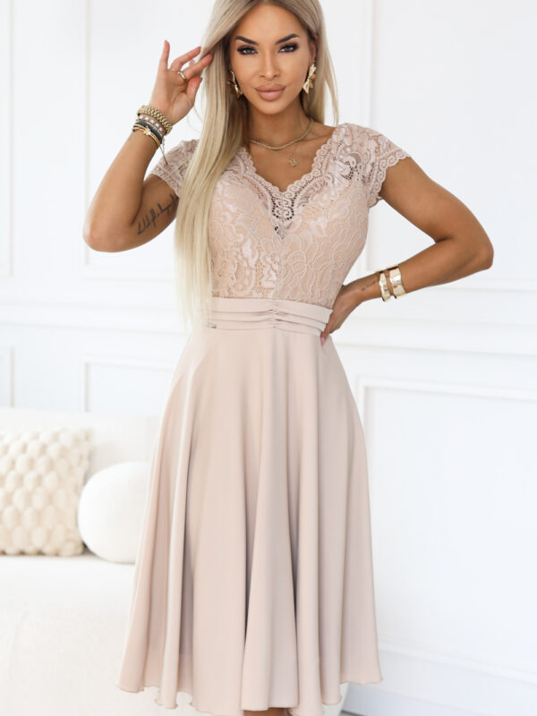 Sukienka Model Linda 381-7 Beige - Numoco