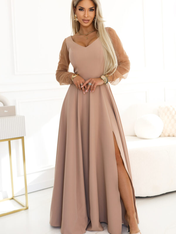 Sukienka Model Loretta 640-4 Beige - Numoco