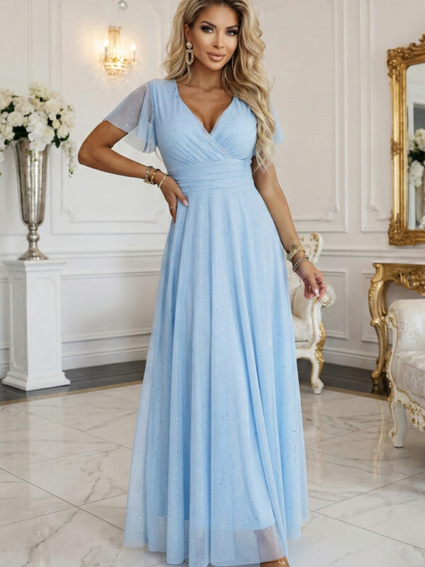 Sukienka Model Melania 635-6 Błękit  - Numoco