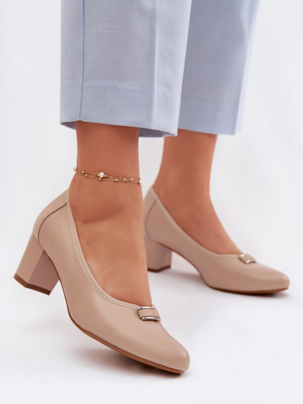 Czółenka Model Vinceza 58622 Beige - Step in style