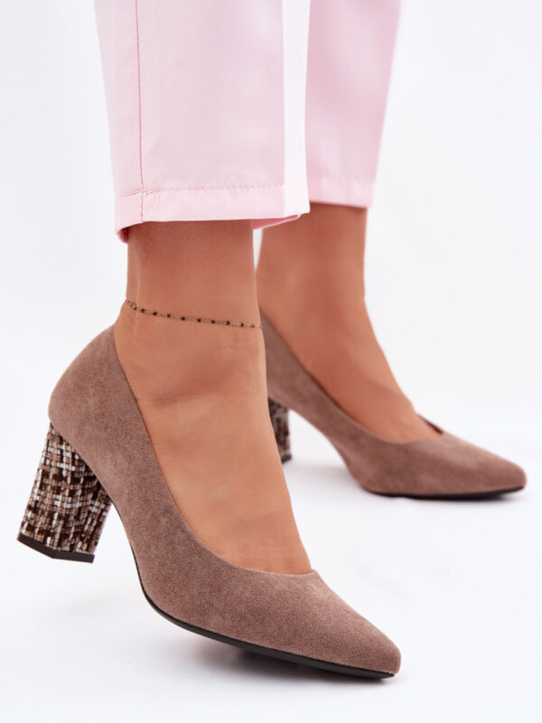 Czółenka Model Sergio Leone PB414 Light Brown - Step in style