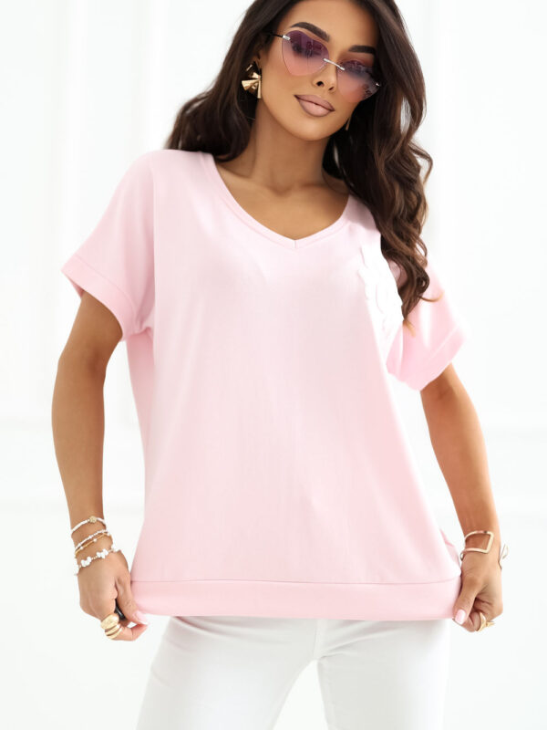 Bluzka Model RV-BZ-A1258.00 Light Pink - Relevance