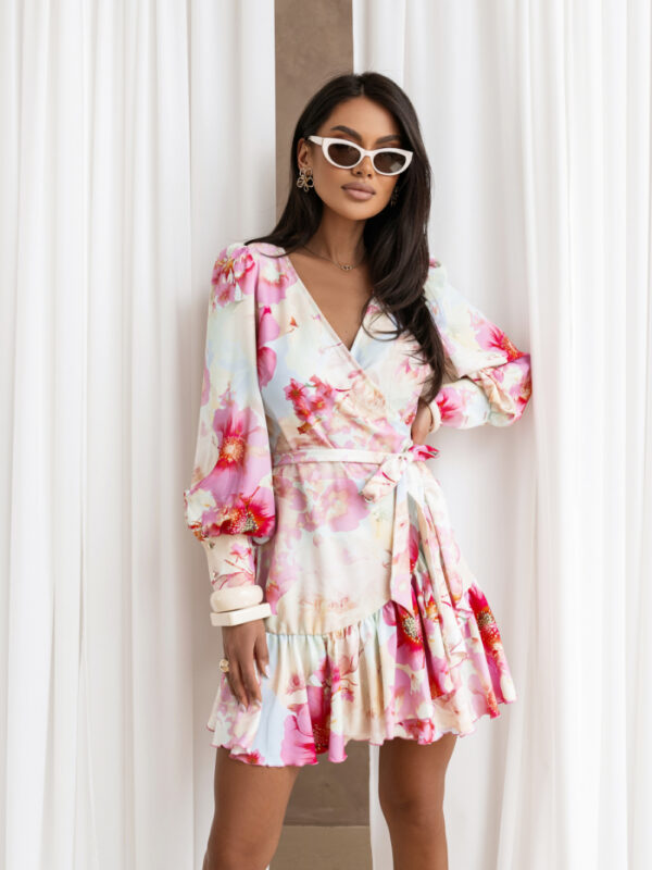 Sukienka Model Anna 563204061 Neon Bouquet - LaBalancia
