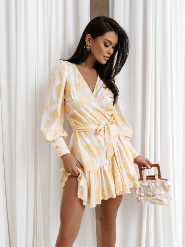 Sukienka Model Anna 563197071 Vibrant Yellow - LaBalancia