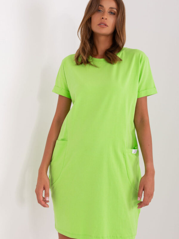 Sukienka Model RV-SK-8724-1.91 Light Green - Rue Paris