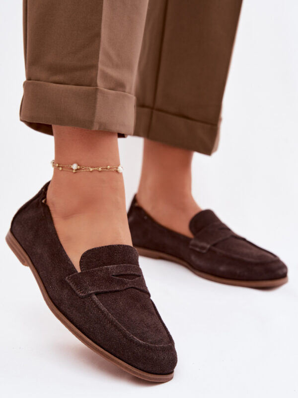 Mokasyny Model Vinceza 18122 Czekolada - Step in style