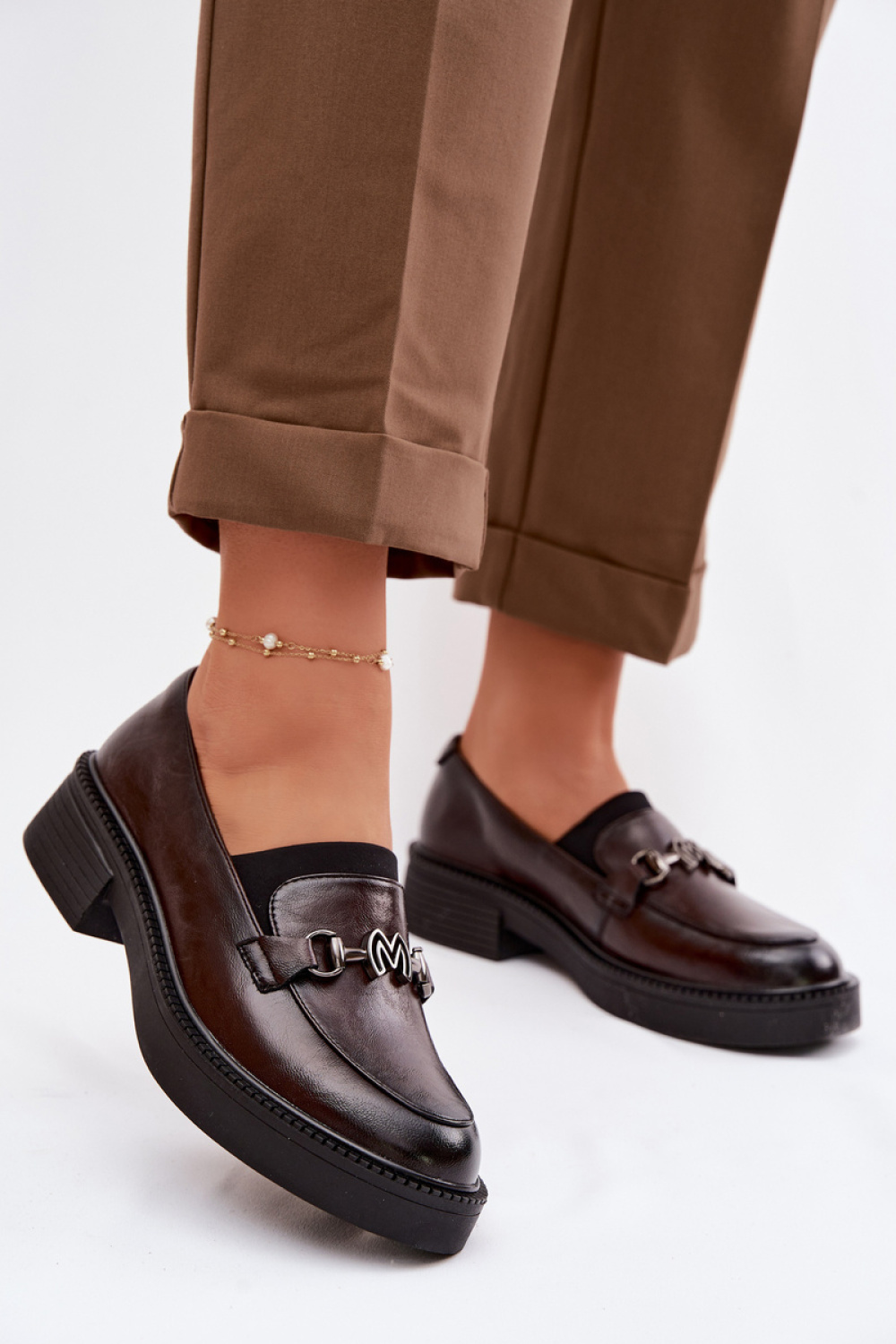 Mokasyny Model Vinceza 39985 Czekolada - Step in style