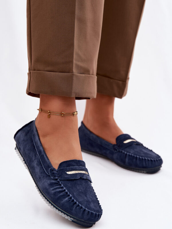 Mokasyny Model S.Barski LR61-7029 Navy - Step in style