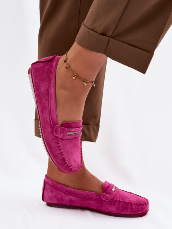 Mokasyny Model S.Barski LR61-7029 Fuksja - Step in style