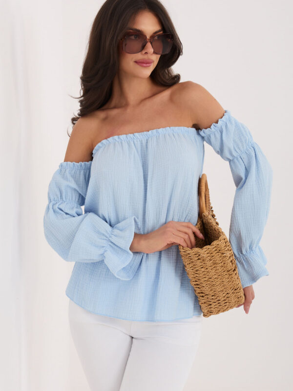 Bluzka Model MI-BZ-M682.92 Light Blue - Italy Moda