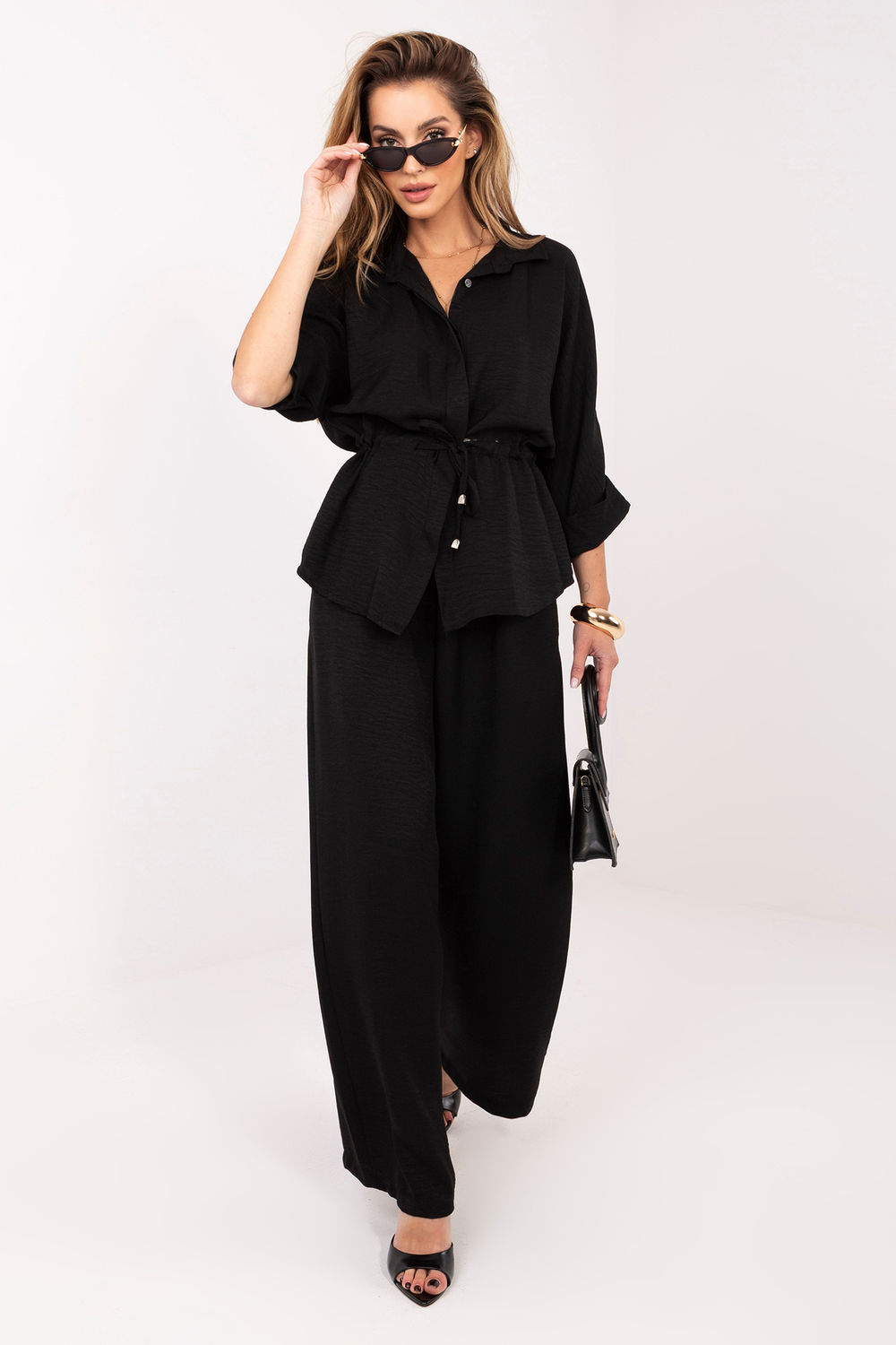 Spodnie Komplet Model MI-KMPL-C352.50 Black - Italy Moda