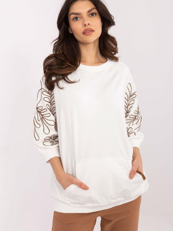 Bluza Damska Model RV-BL-A367-1.18P Ecru - Rue Paris
