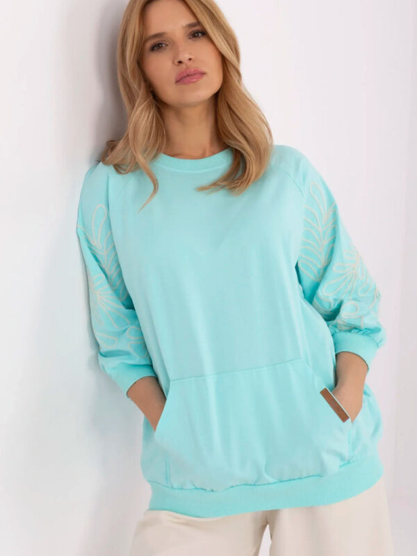 Bluza Damska Model RV-BL-A367-1.18P Mint - Rue Paris