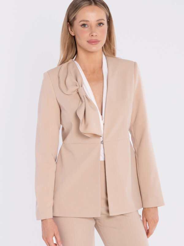 Marynarka Model S432 Beige - Stylove
