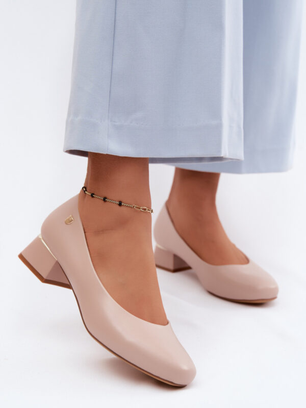 Czółenka Model Sergio Leone PB417 Beige - Step in style