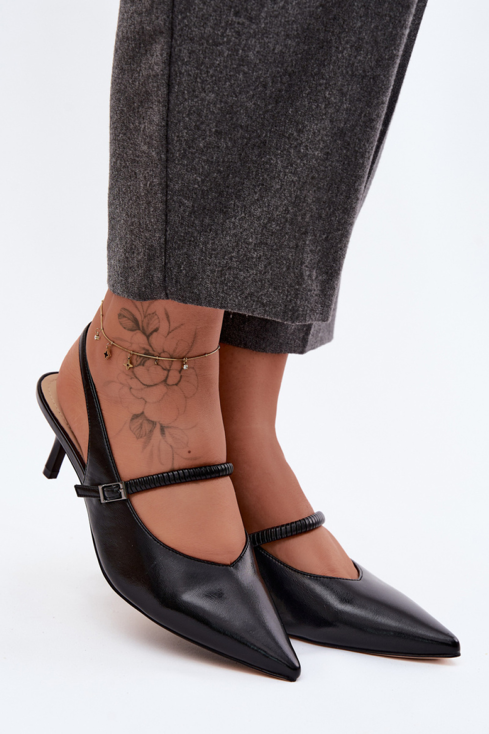 Czółenka Model DA CR61-3046 Black - Step in style