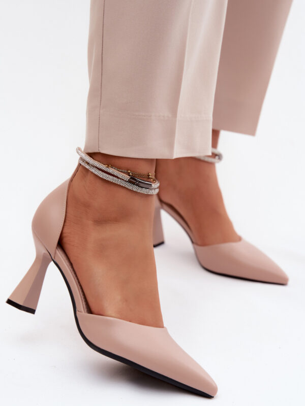 Czółenka Model Vinceza 62283 Beige - Step in style